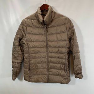 COPY - Uniqlo Jacket Womens Large Down Filled Puffer Zipper Pockets Full Zip Co…